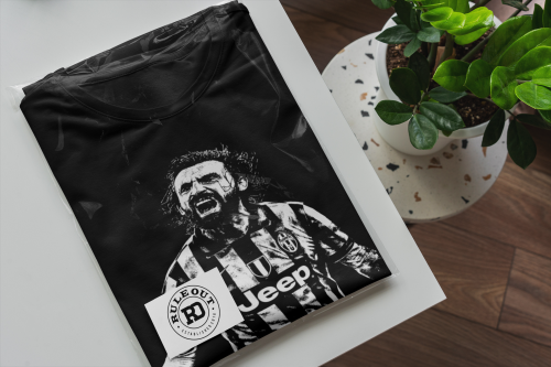 Koszulka Andrea Pirlo – Juventus | Włoska Legenda Futbolu | T-Shirt Męski 8
