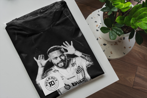 Koszulka męska Neymar Jr Santos FC – Brazylijski Magik | T-shirt piłkarski 8