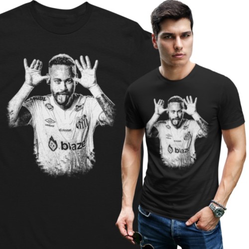 Koszulka męska Neymar Jr Santos FC – Brazylijski Magik | T-shirt piłkarski 1