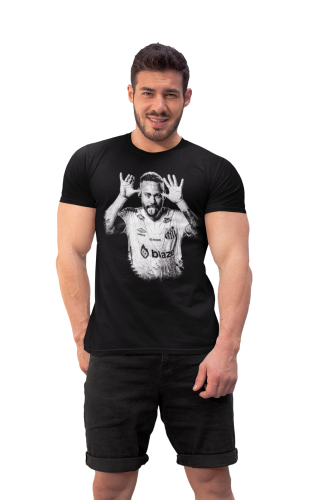 Koszulka męska Neymar Jr Santos FC – Brazylijski Magik | T-shirt piłkarski 2