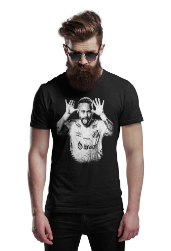 Koszulka męska Neymar Jr Santos FC – Brazylijski Magik | T-shirt piłkarski 6