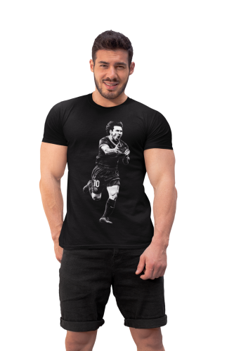 Koszulka męska Lionel Messi – Ikona Futbolu | T-shirt piłkarski dla fana 2