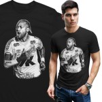 Koszulka męska Neymar Jr – Santos FC | Piłkarski T-shirt dla fana futbolu