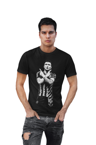 Koszulka męska Lautaro Martínez – Inter Mediolan | Piłkarski T-shirt Premium dla fana calcio 5