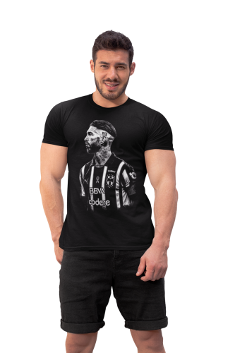 Koszulka męska Sergio Ramos – Monterrey | Ikona futbolu | T-shirt piłkarski 2