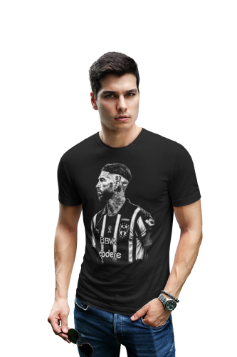 Koszulka męska Sergio Ramos – Monterrey | Ikona futbolu | T-shirt piłkarski 4