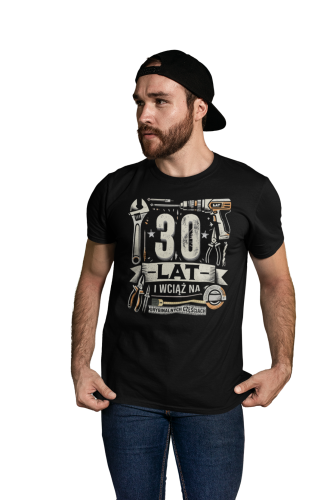 MĘSKA KOSZULKA PREZENT NA 30 URODZINY DLA FACETA  