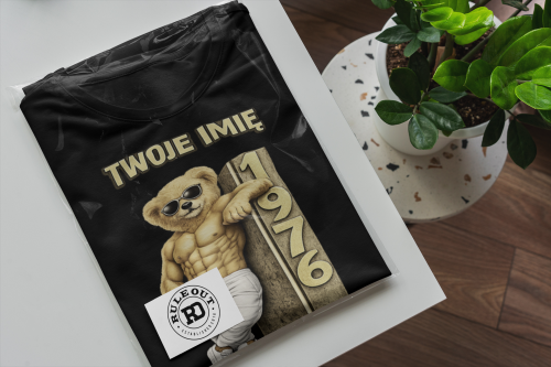 Męska Koszulka prezent na 50 Urodziny Personalizowana Twoje Imię torba gratis  7