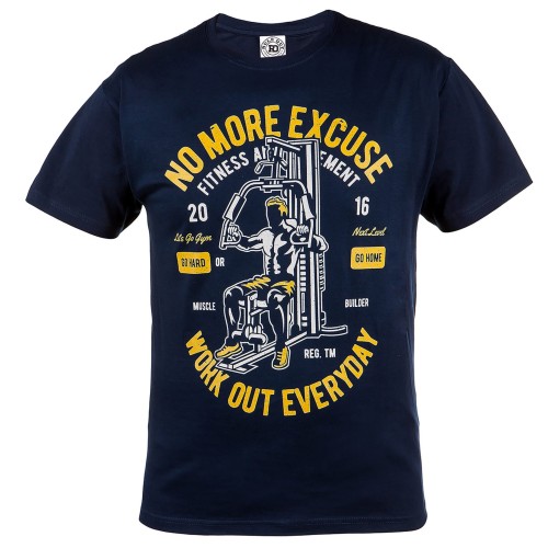 KOSZULKA NO MORE EXCUSE WORK OUT EVERYDAY 