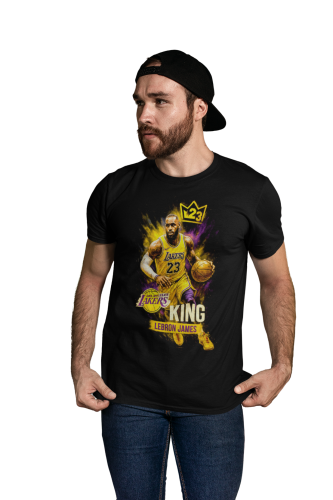 Męska koszulka koszykarska NBA LeBron James 23 Los Angeles Lakers 2