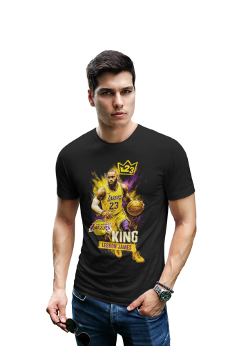 Męska koszulka koszykarska NBA LeBron James 23 Los Angeles Lakers 5