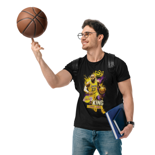 Męska koszulka koszykarska NBA LeBron James 23 Los Angeles Lakers 7