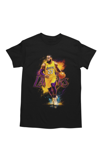 Męska koszulka koszykarska NBA LeBron James 23 Los Angeles Lakers koszykówka 3