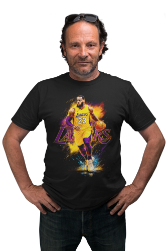 Męska koszulka koszykarska NBA LeBron James 23 Los Angeles Lakers koszykówka 8