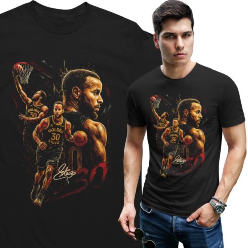 Męska koszulka koszykarska NBA Stephen Curry 30 Golden State Warriors 1