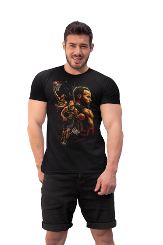 Męska koszulka koszykarska NBA Stephen Curry 30 Golden State Warriors 4