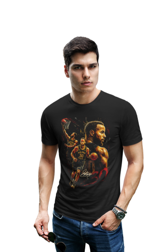 Męska koszulka koszykarska NBA Stephen Curry 30 Golden State Warriors 5