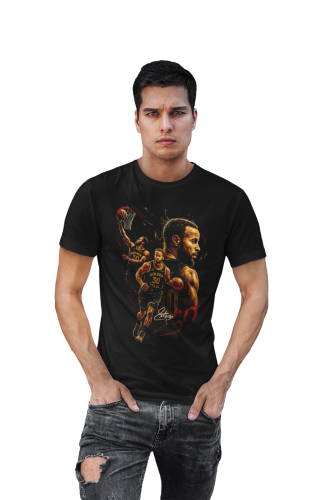 Męska koszulka koszykarska NBA Stephen Curry 30 Golden State Warriors 6