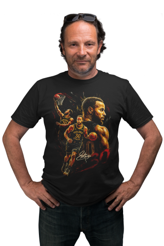 Męska koszulka koszykarska NBA Stephen Curry 30 Golden State Warriors 8