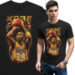 Męska koszulka koszykarska NBA Kobe Bryant 24 Los Angeles Lakers