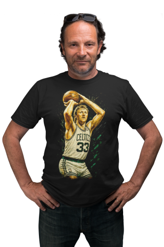 Koszulka męska NBA Celtics Larry Bird 33 vintage streetwear 3
