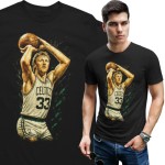 Koszulka męska NBA Celtics Larry Bird 33 vintage streetwear