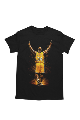 Koszulka męska NBA Shaquille O'Neal 34 Los Angeles Lakers Klasyczna koszulka koszykarska 4