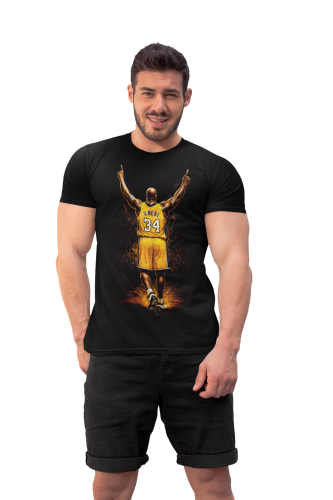 Koszulka męska NBA Shaquille O'Neal 34 Los Angeles Lakers Klasyczna koszulka koszykarska 5