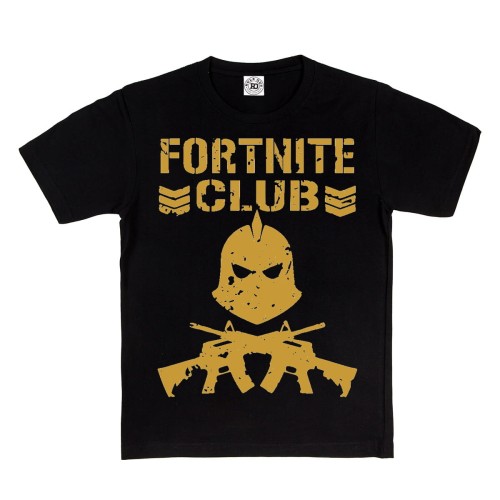 DZIECIĘCA KOSZULKA GRA FORTNITE CLUB CZARNA FN17 1