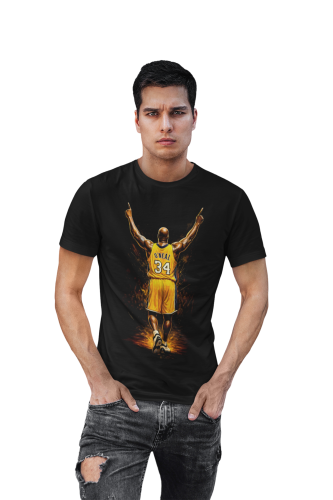 Koszulka męska NBA Shaquille O'Neal 34 Los Angeles Lakers Klasyczna koszulka koszykarska 7