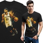 Koszulka koszykarska NBA Tim Duncan 21 San Antonio Spurs Streetwear