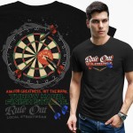  Koszulka Męska RULE OUT Streetwear Dart Rzutki Premium Bawełna Urban Styl