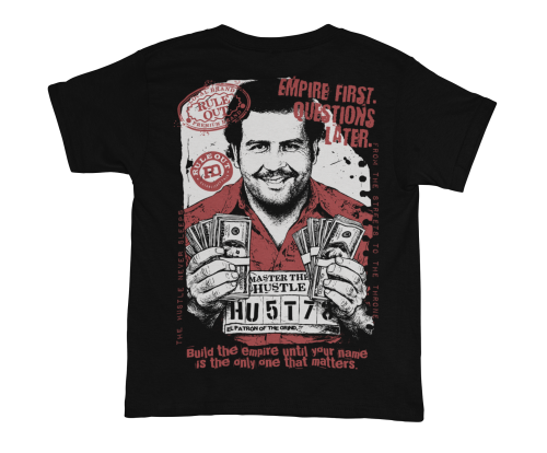 Koszulka Męska RULE OUT Streetwear Empire Hustle El Patron Pablo Escobar 2