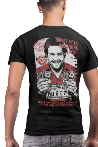 Koszulka Męska RULE OUT Streetwear Empire Hustle El Patron Pablo Escobar 4