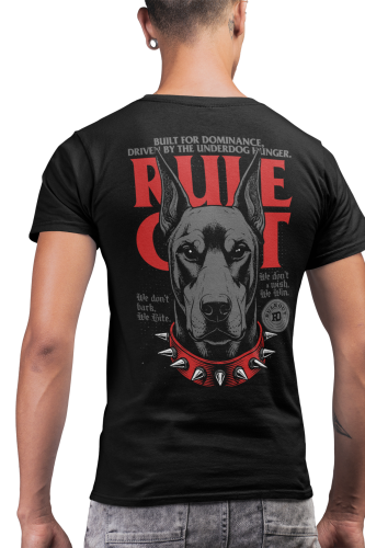 Koszulka Męska RULE OUT Pitbull Streetwear Urban Dominance Bawełniana 4