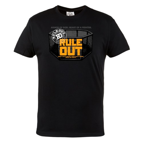 Koszulka Męska RULE OUT Streetwear Faith Fight Urban Bawełniana Nadruk MMA 4