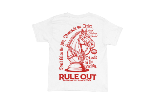 Koszulka Męska RULE OUT Streetwear Urban Hustle Szachy Bawełniana - 2