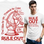 Koszulka Męska RULE OUT Streetwear Urban Hustle Szachy Bawełniana -