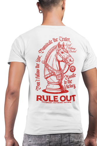 Koszulka Męska RULE OUT Streetwear Urban Hustle Szachy Bawełniana - 4