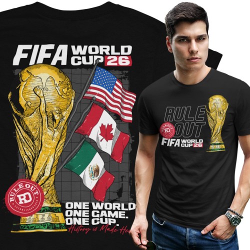 Koszulka Męska RULE OUT Streetwear FIFA World Cup 2026 Urban Bawełna Piłka nożna