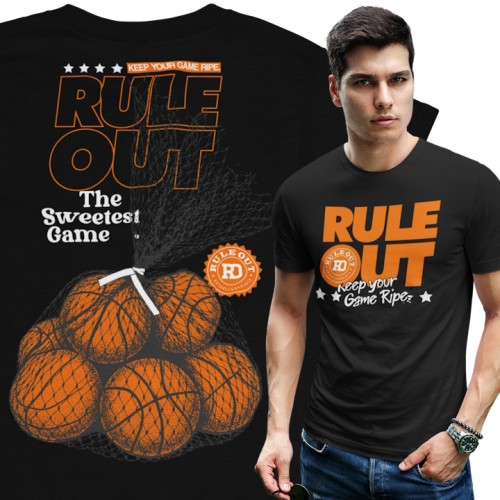 Koszulka Męska RULE OUT Streetwear Basketball Urban Bawełniana Koszykówka 1