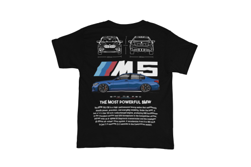 Koszulka BMW M5 F90 męska sportowy T-shirt Performance prezent dla fana BMW 3