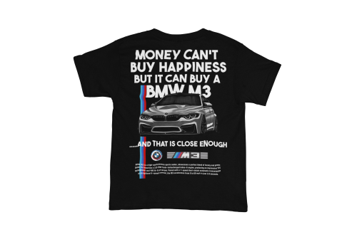 Koszulka męska BMW M3 Performance sportowy T-shirt dla fana motoryzacji 3