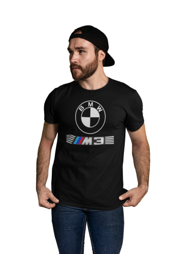 Koszulka męska BMW M3 Performance sportowy T-shirt dla fana motoryzacji 5