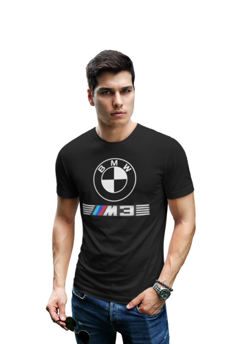 Koszulka męska BMW M3 Performance sportowy T-shirt dla fana motoryzacji 6