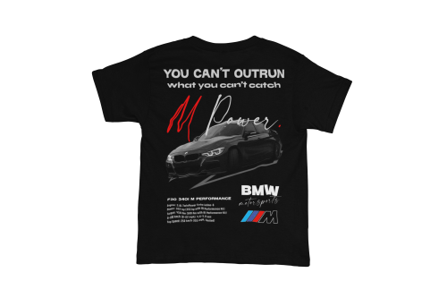 Koszulka męska BMW M Power Performance sportowy T-shirt Motorsport 2