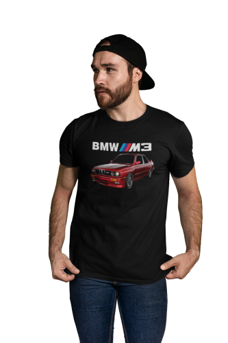 Koszulka męska BMW M3 E30 – klasyczny T-shirt Motorsport dla fana BMW 5