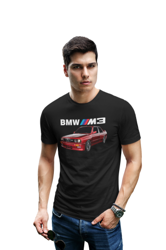 Koszulka męska BMW M3 E30 – klasyczny T-shirt Motorsport dla fana BMW 6