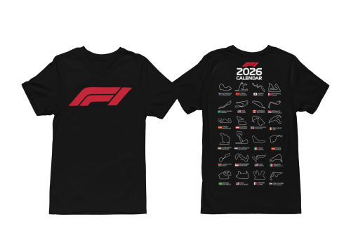 Koszulka męska Formuła 1 – sportowy T-shirt F1 Motorsport dla fana wyścigów 2