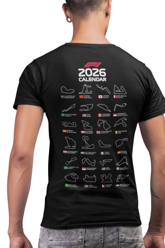 Koszulka męska Formuła 1 – sportowy T-shirt F1 Motorsport dla fana wyścigów 4